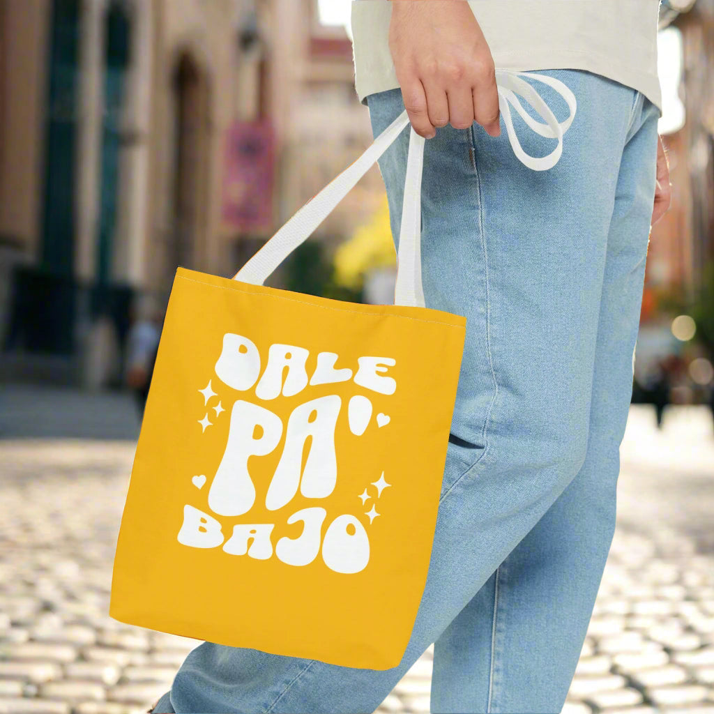 Puerto Rico Phrases | DALE PA' BAJO | Tote Bag