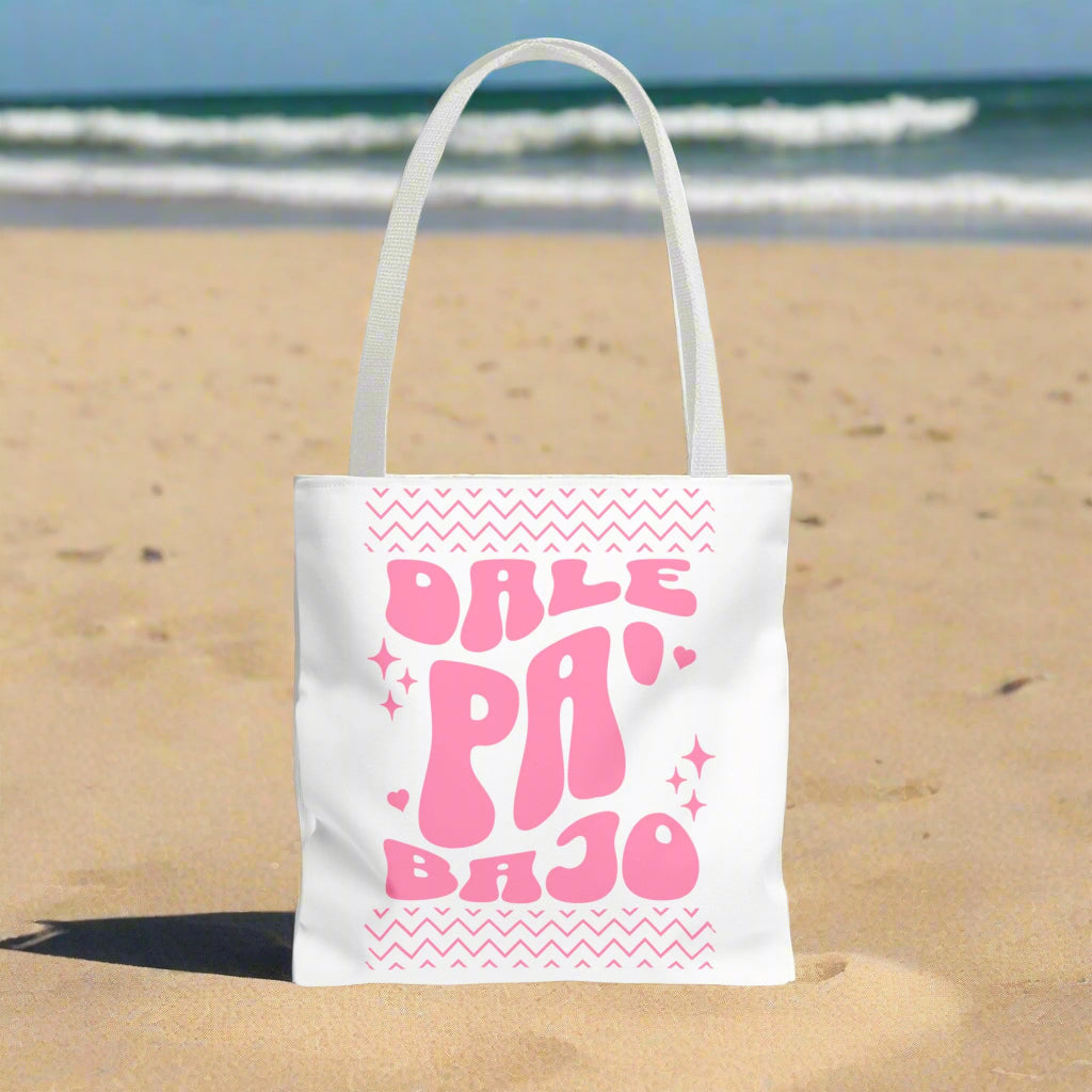 Puerto Rico Phrases | DALE PA' BAJO | Tote Bag