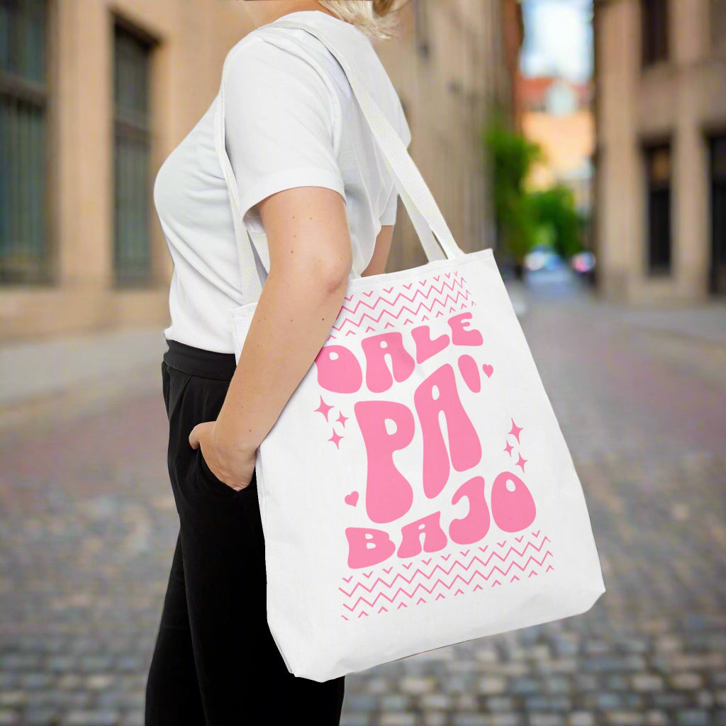 Puerto Rico Phrases | DALE PA' BAJO | Tote Bag
