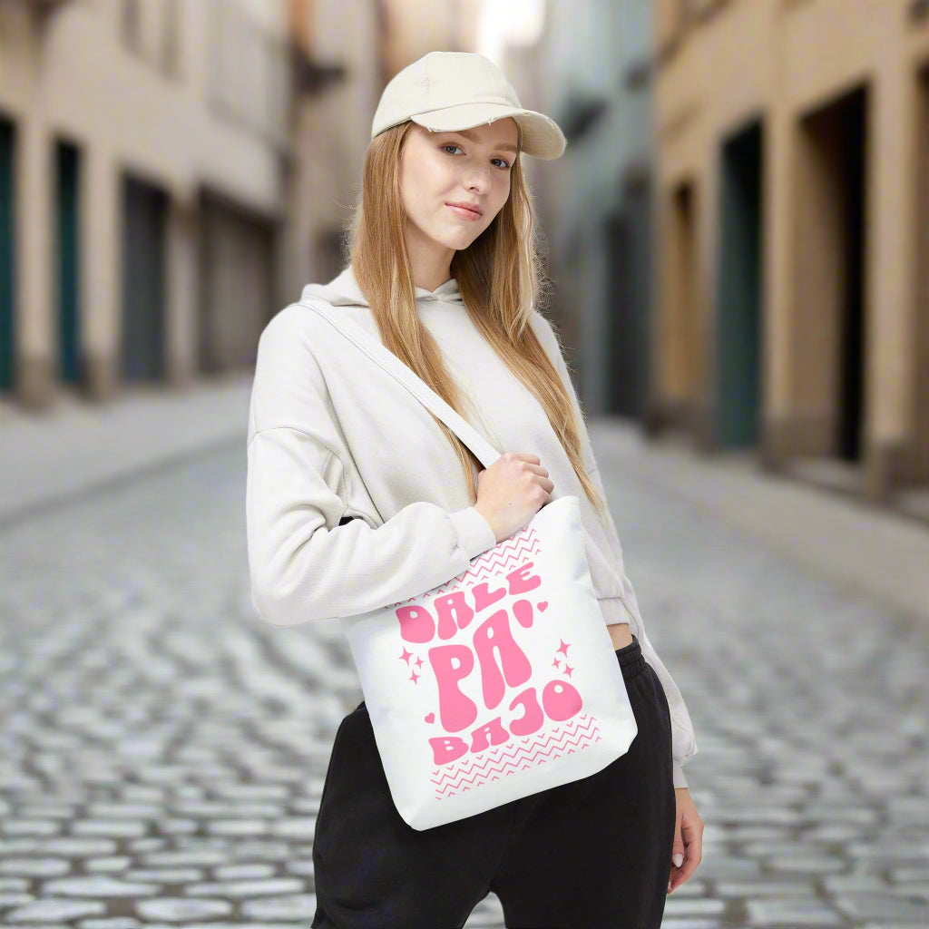 Puerto Rico Phrases | DALE PA' BAJO | Tote Bag