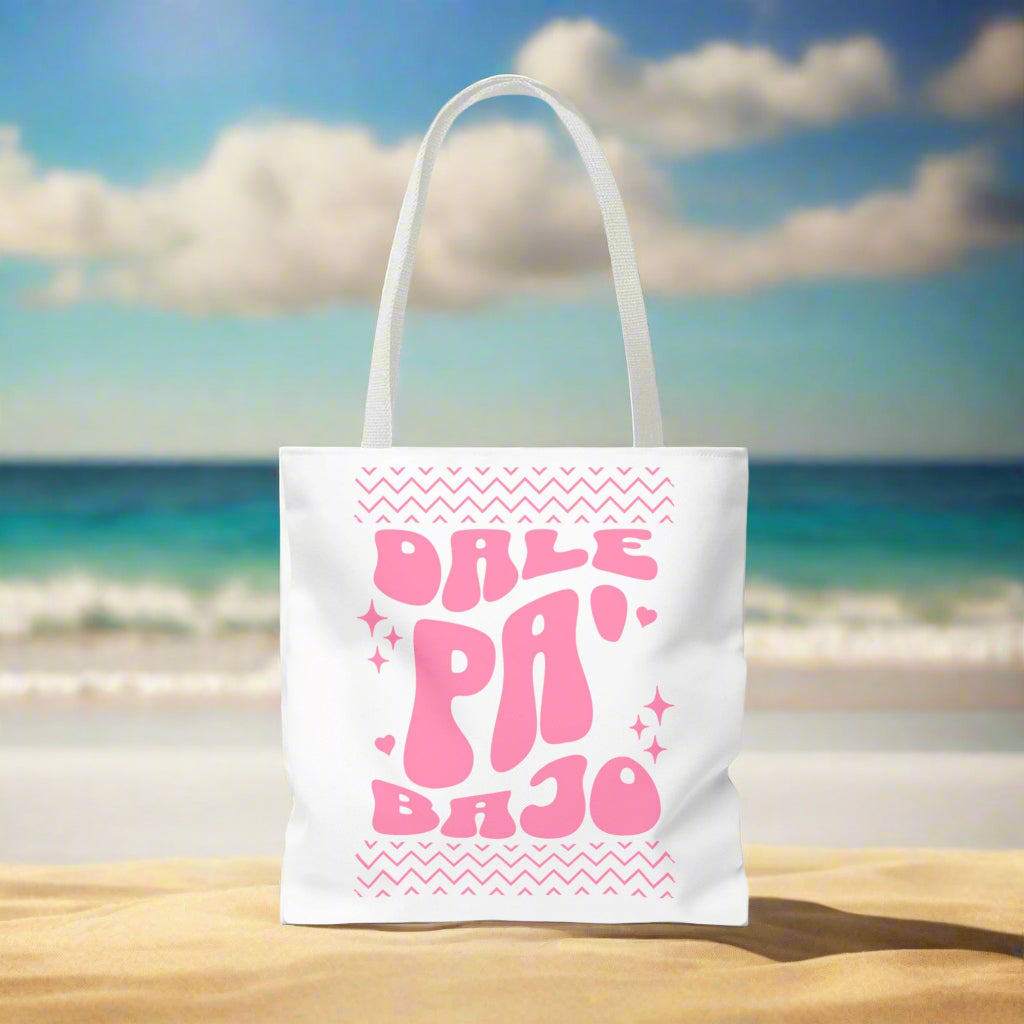 Puerto Rico Phrases | DALE PA' BAJO | Tote Bag