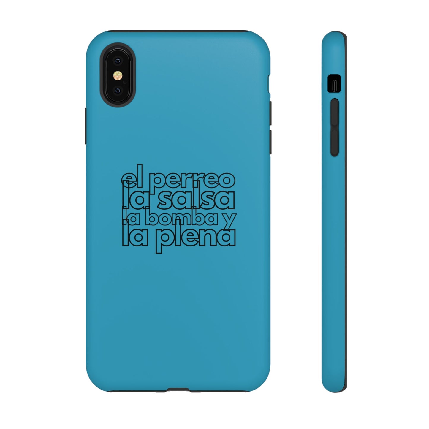 Puerto Rico Phrases | EL PERREO LA SALSA LA BOMBA Y LA PLENA | Matte iPhone Case