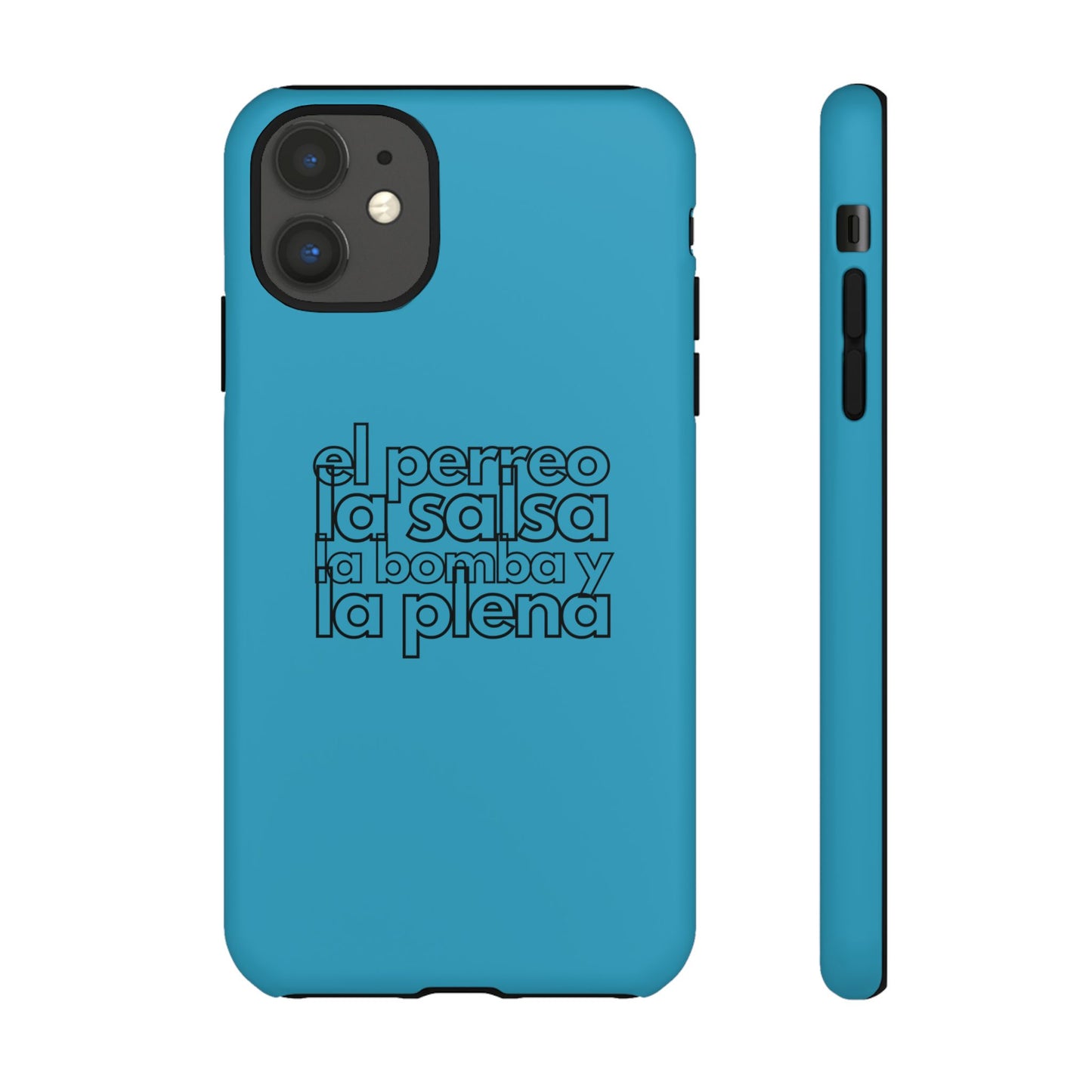 Puerto Rico Phrases | EL PERREO LA SALSA LA BOMBA Y LA PLENA | Matte iPhone Case