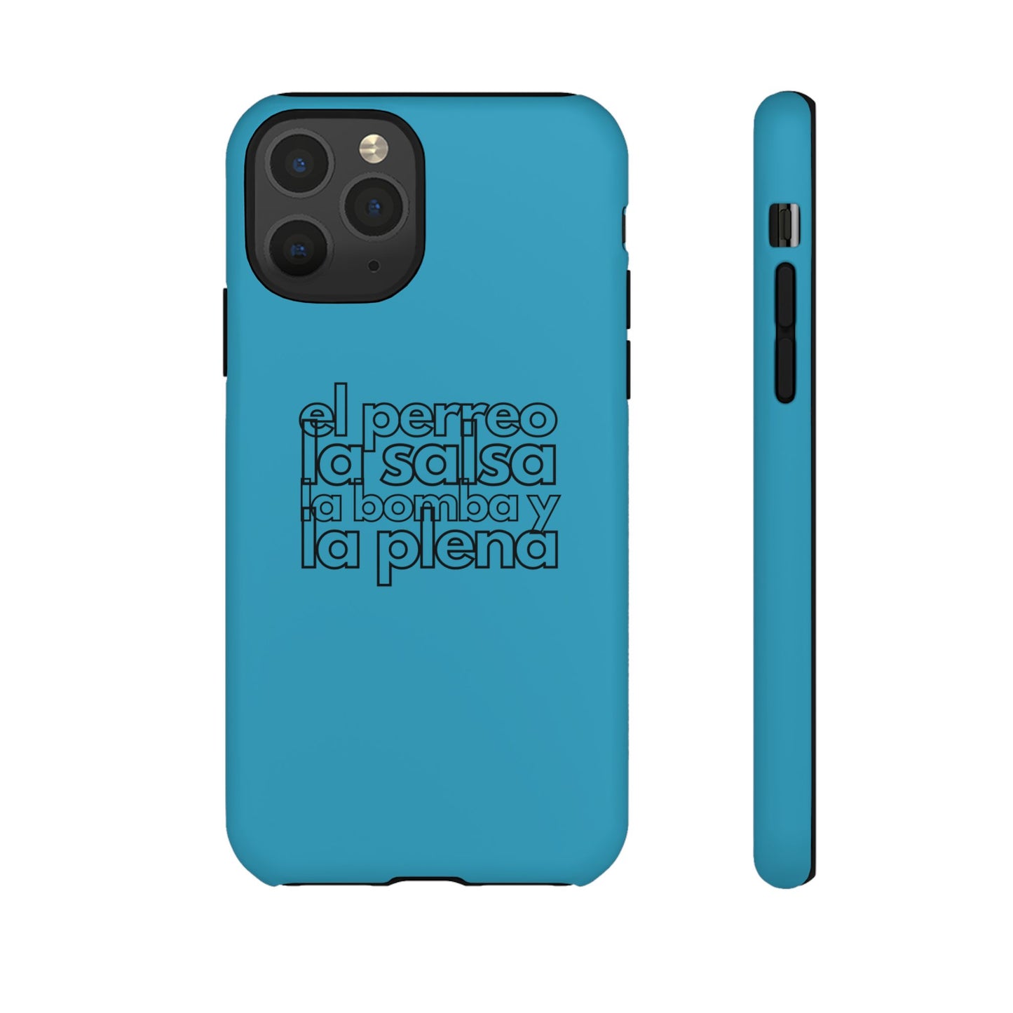 Puerto Rico Phrases | EL PERREO LA SALSA LA BOMBA Y LA PLENA | Matte iPhone Case