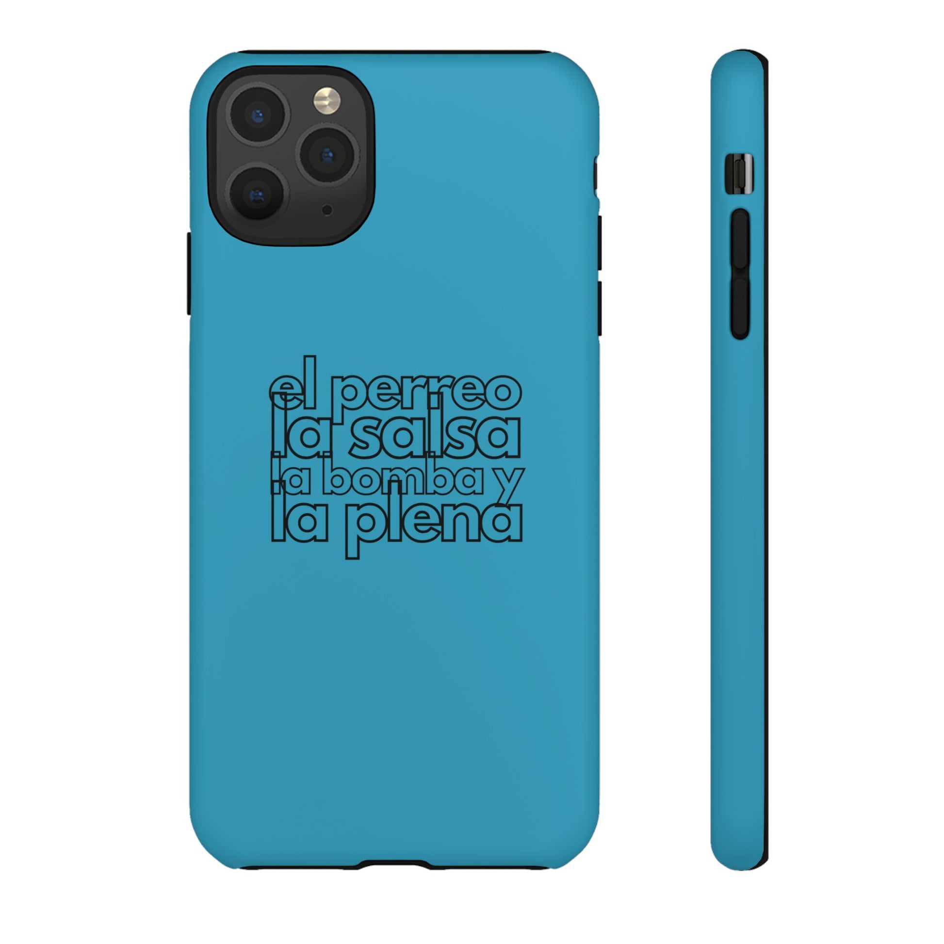 Puerto Rico Phrases | EL PERREO LA SALSA LA BOMBA Y LA PLENA | Matte iPhone Case