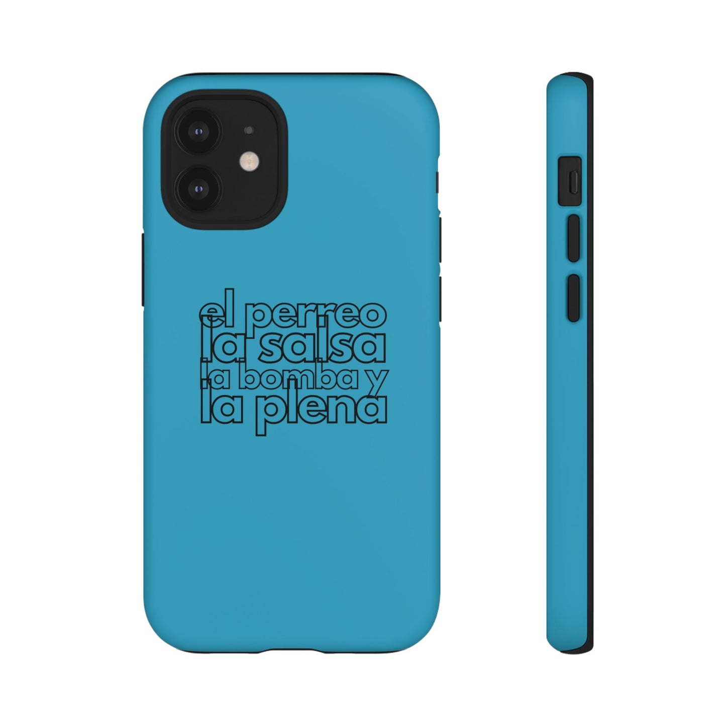 Puerto Rico Phrases | EL PERREO LA SALSA LA BOMBA Y LA PLENA | Matte iPhone Case