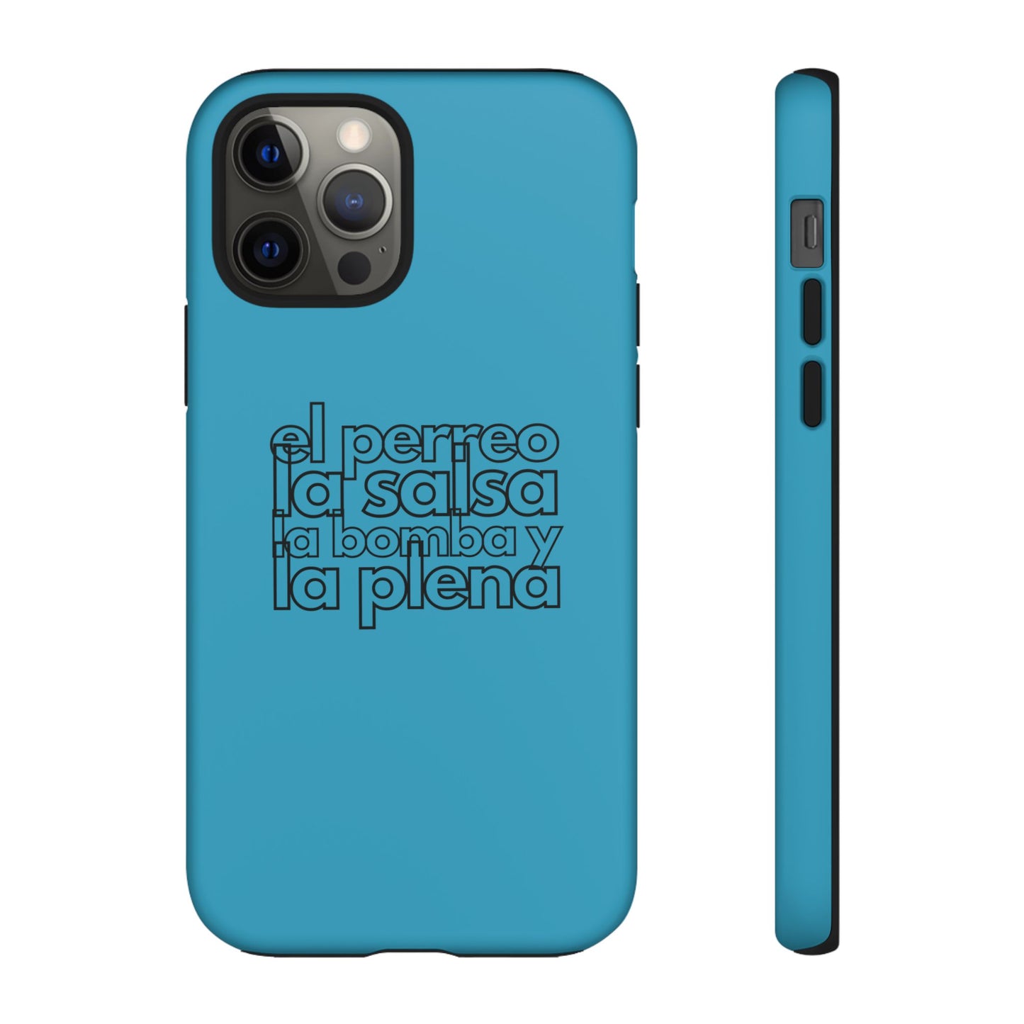 Puerto Rico Phrases | EL PERREO LA SALSA LA BOMBA Y LA PLENA | Matte iPhone Case