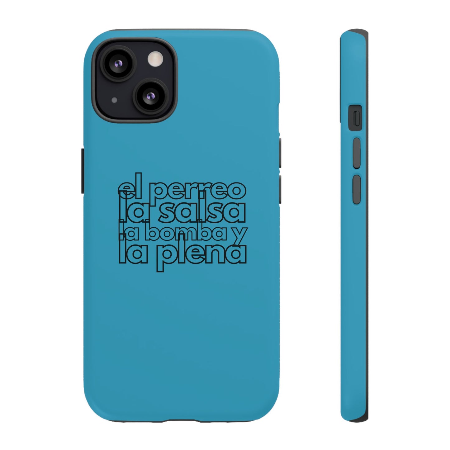 Puerto Rico Phrases | EL PERREO LA SALSA LA BOMBA Y LA PLENA | Matte iPhone Case