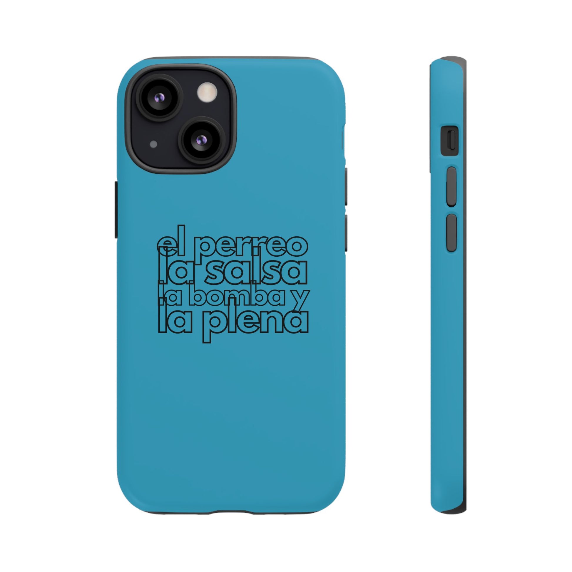 Puerto Rico Phrases | EL PERREO LA SALSA LA BOMBA Y LA PLENA | Matte iPhone Case