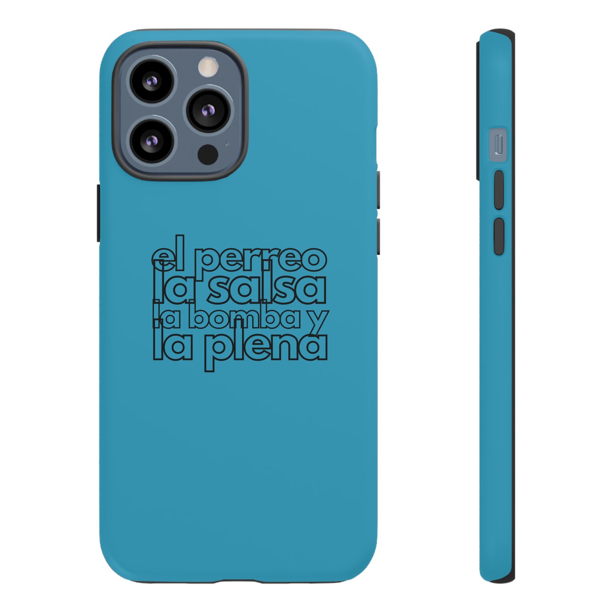 Puerto Rico Phrases | EL PERREO LA SALSA LA BOMBA Y LA PLENA | Matte iPhone Case