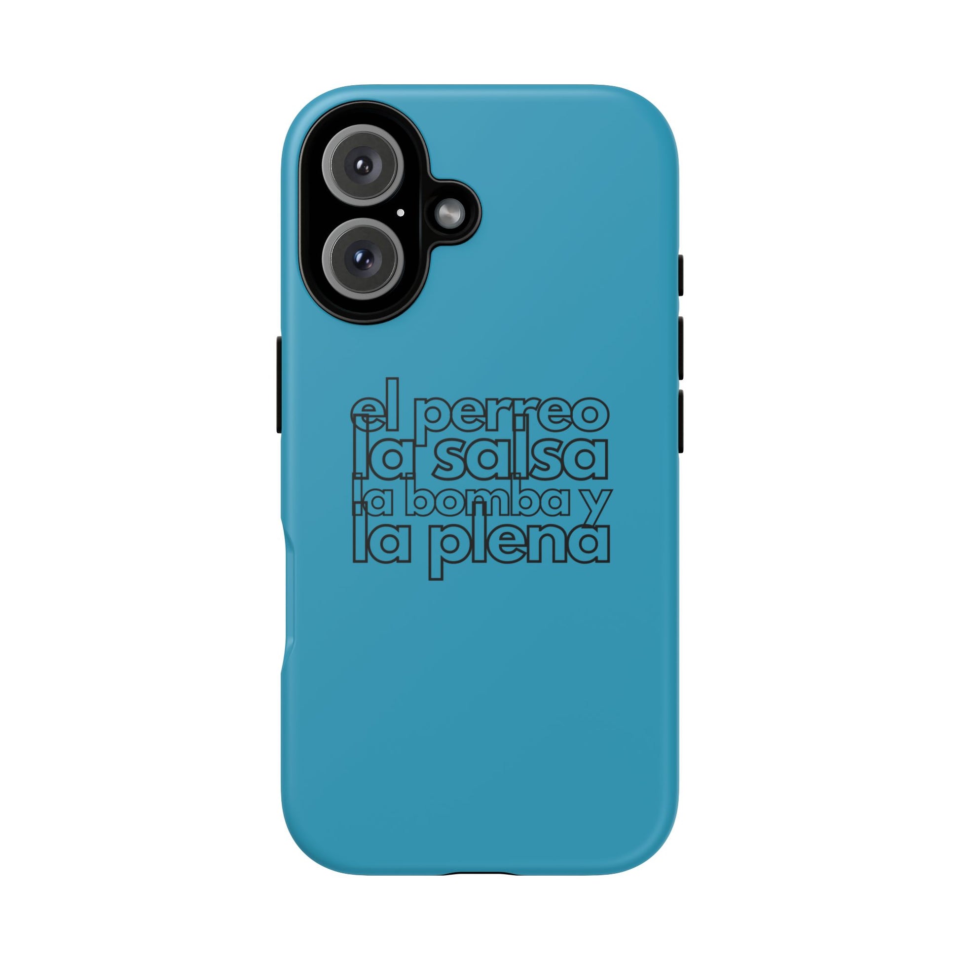 Puerto Rico Phrases | EL PERREO LA SALSA LA BOMBA Y LA PLENA | Matte iPhone Case