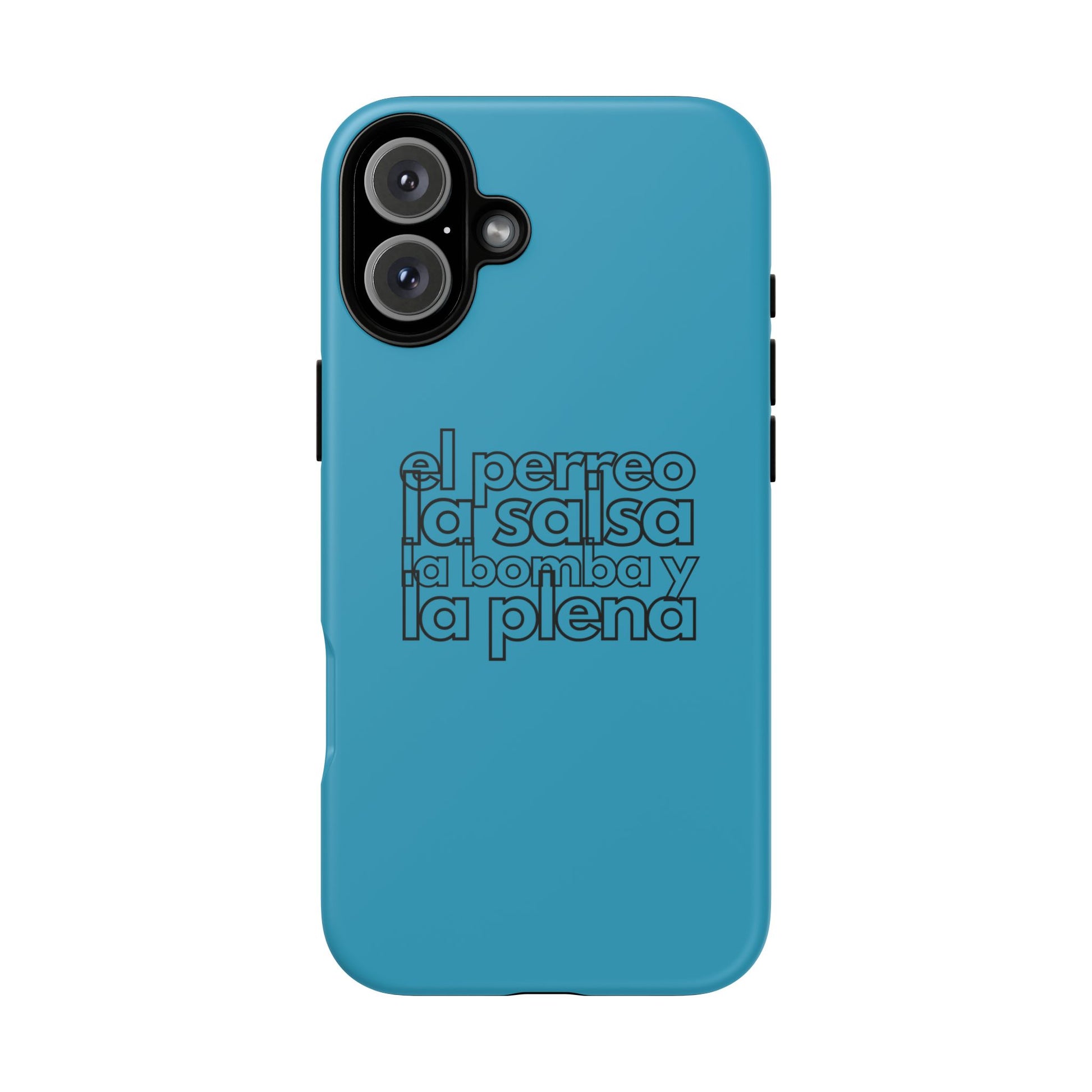 Puerto Rico Phrases | EL PERREO LA SALSA LA BOMBA Y LA PLENA | Matte iPhone Case