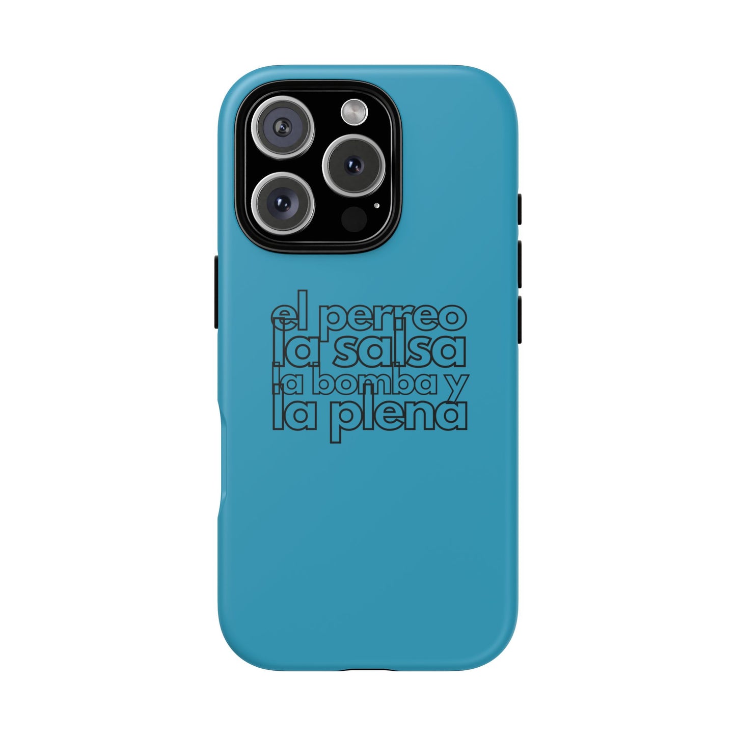 Puerto Rico Phrases | EL PERREO LA SALSA LA BOMBA Y LA PLENA | Matte iPhone Case