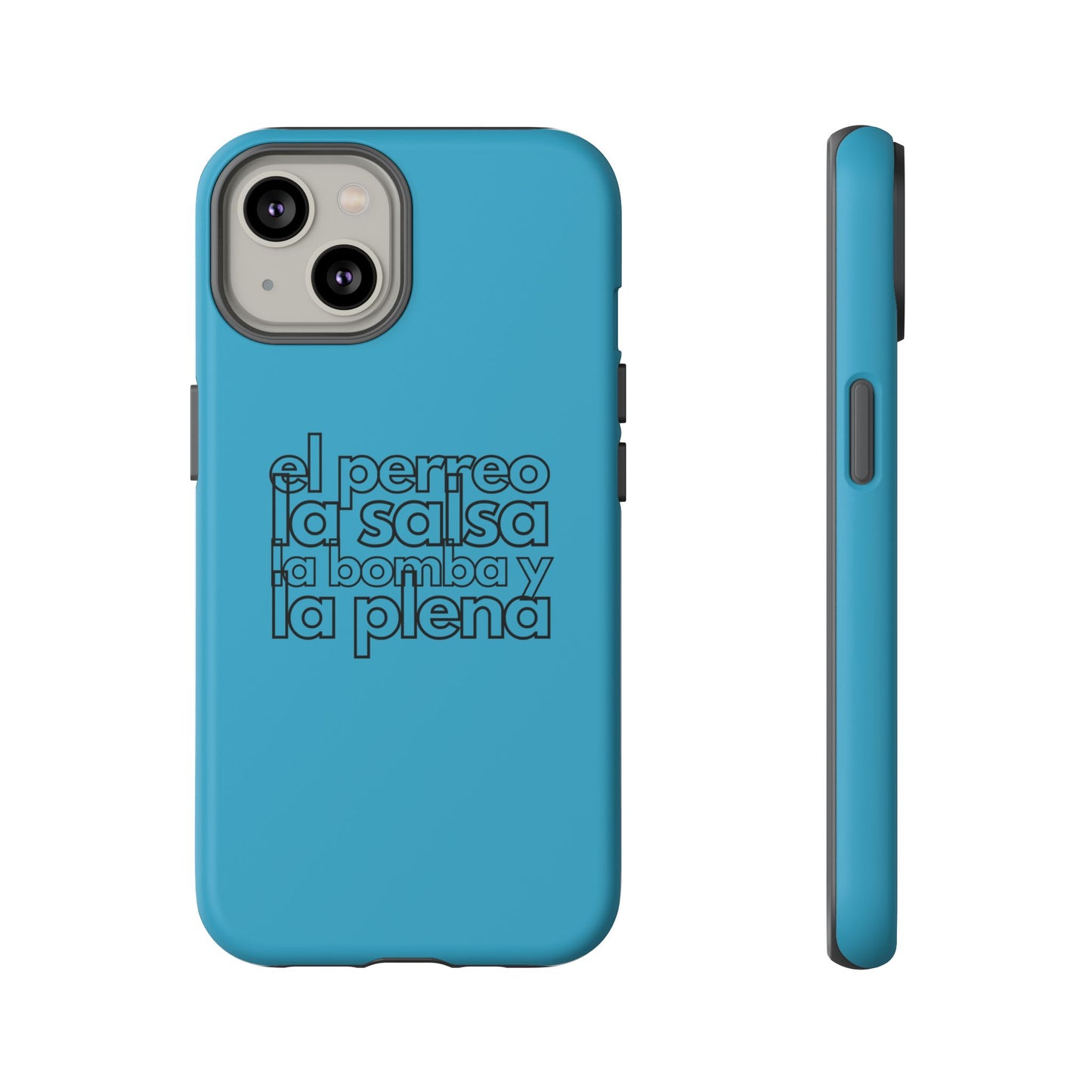 Puerto Rico Phrases | EL PERREO LA SALSA LA BOMBA Y LA PLENA | Matte iPhone Case