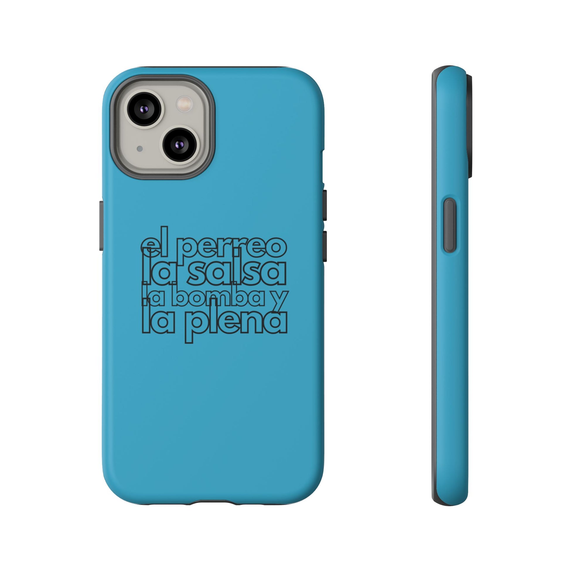Puerto Rico Phrases | EL PERREO LA SALSA LA BOMBA Y LA PLENA | Matte iPhone Case