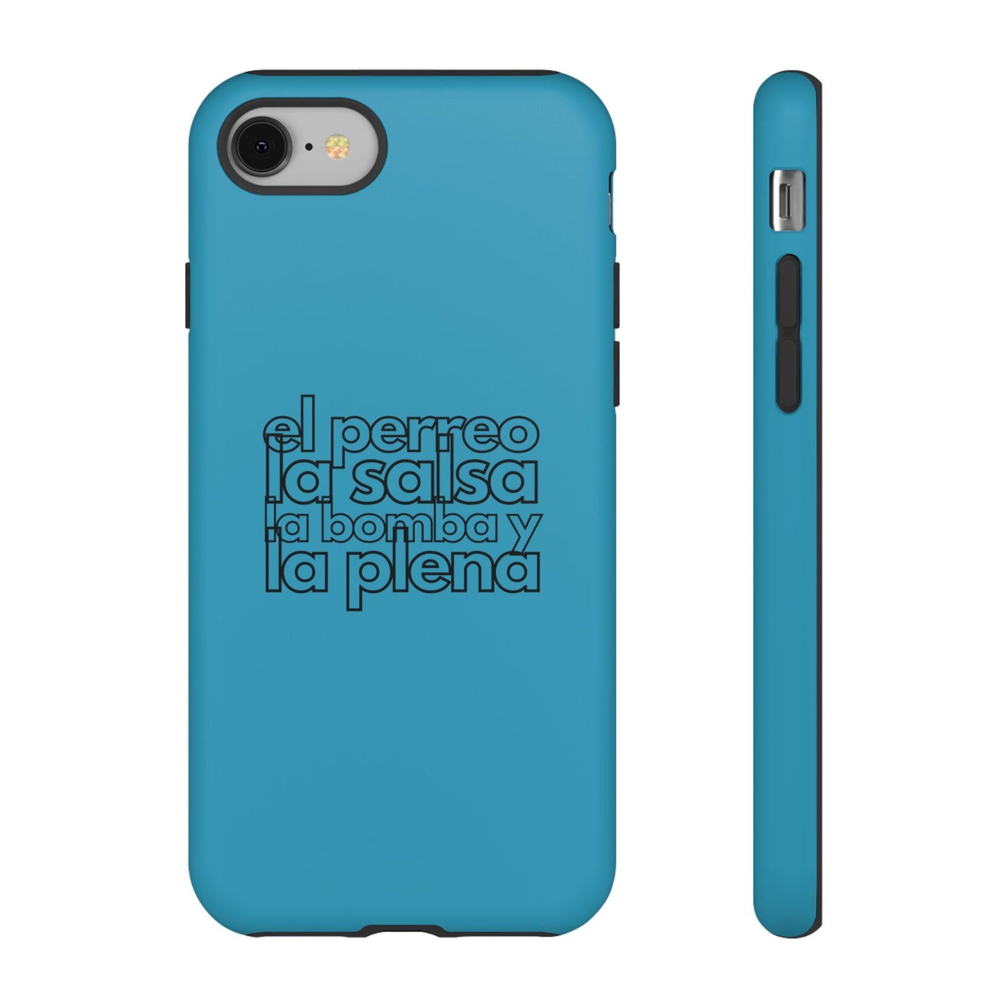 Puerto Rico Phrases | EL PERREO LA SALSA LA BOMBA Y LA PLENA | Matte iPhone Case