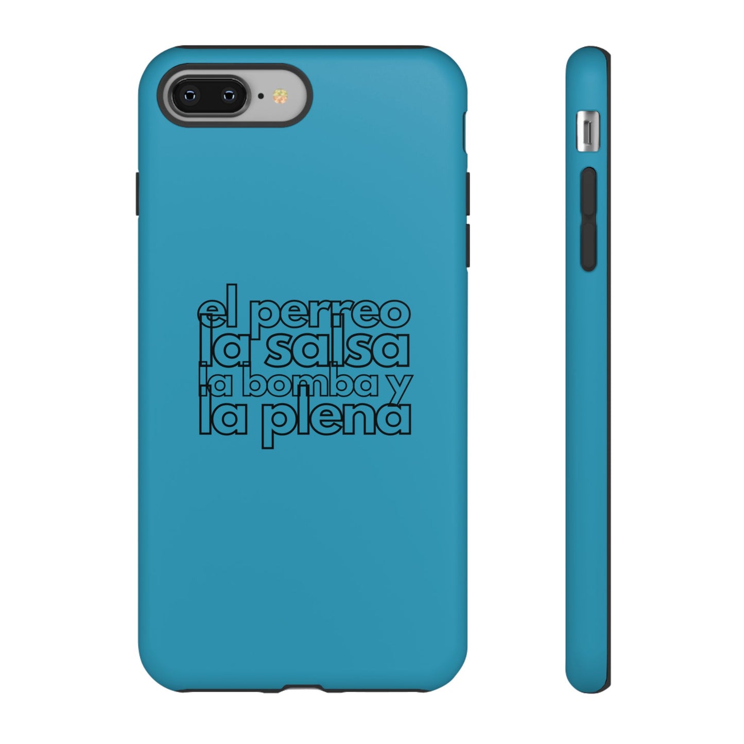 Puerto Rico Phrases | EL PERREO LA SALSA LA BOMBA Y LA PLENA | Matte iPhone Case