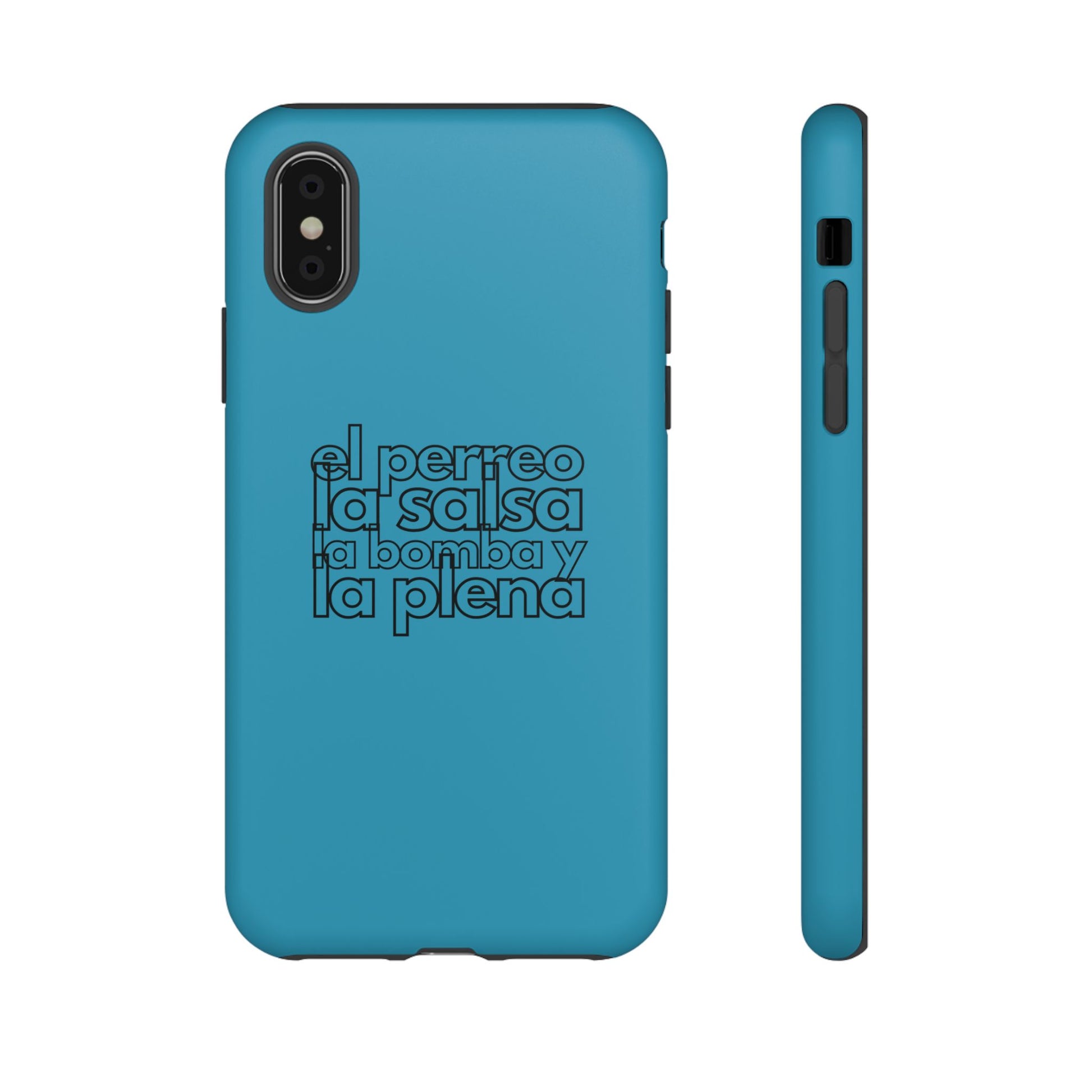 Puerto Rico Phrases | EL PERREO LA SALSA LA BOMBA Y LA PLENA | Matte iPhone Case