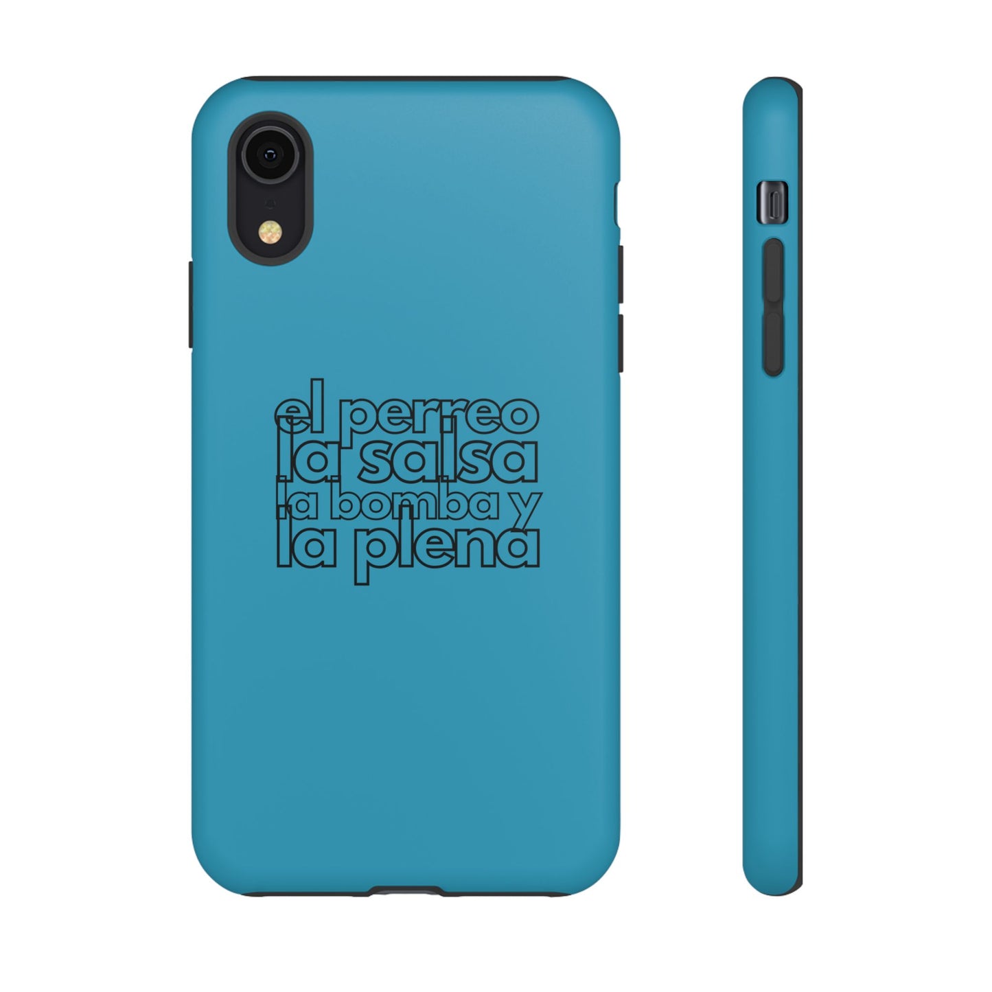 Puerto Rico Phrases | EL PERREO LA SALSA LA BOMBA Y LA PLENA | Matte iPhone Case