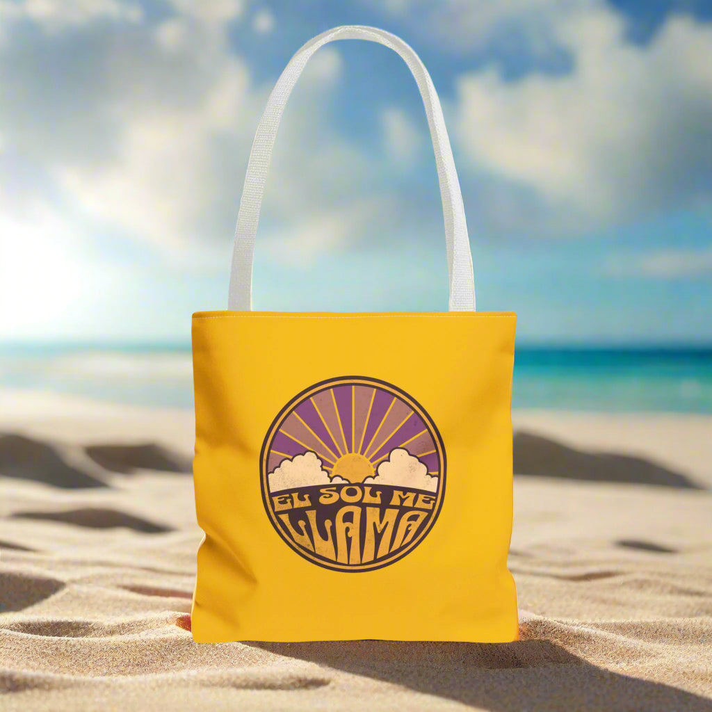 Puerto Rico Phrases | EL SOL ME LLAMA | Tote Bag