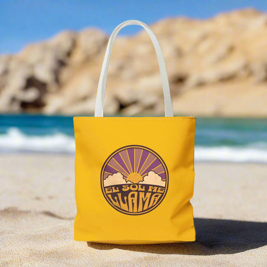 Puerto Rico Phrases | EL SOL ME LLAMA | Tote Bag