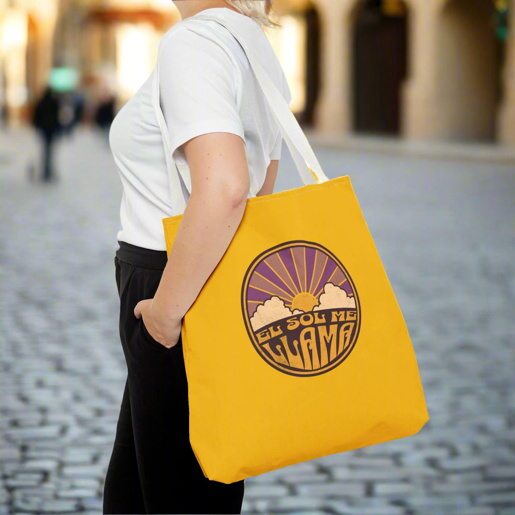 Puerto Rico Phrases | EL SOL ME LLAMA | Tote Bag