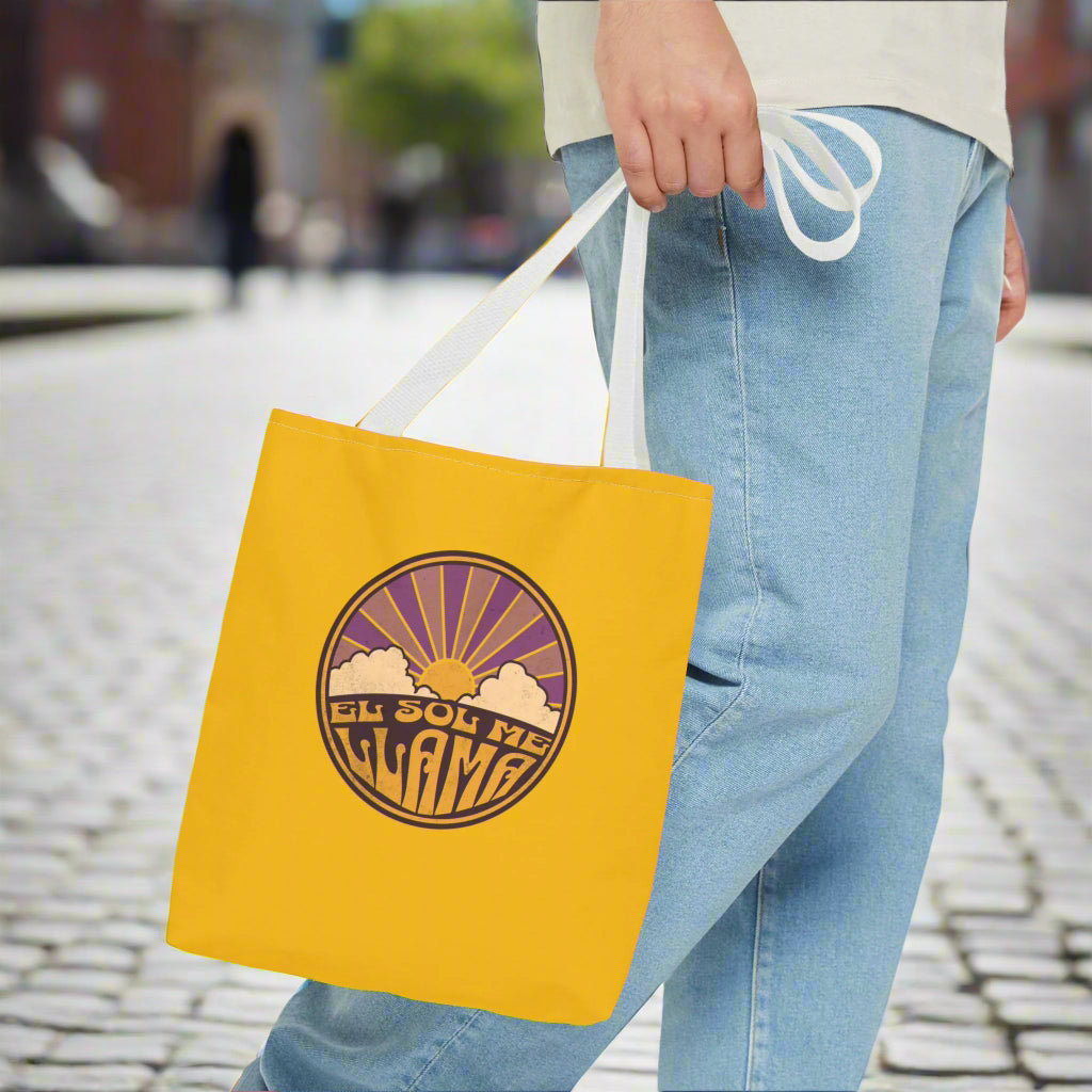 Puerto Rico Phrases | EL SOL ME LLAMA | Tote Bag