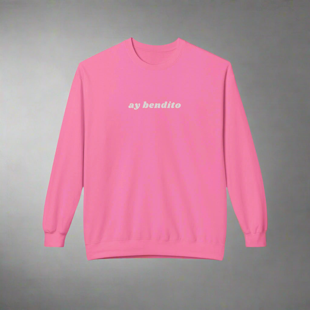 Puerto Rico Phrases Sweatshirt | AY BENDITO | Fleece Crewneck