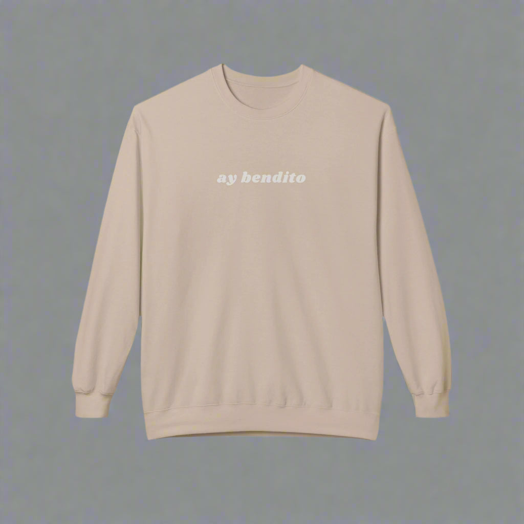 Puerto Rico Phrases Sweatshirt | AY BENDITO | Fleece Crewneck