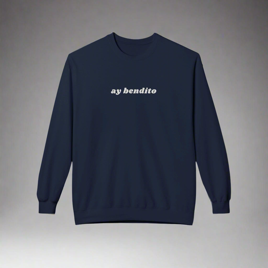 Puerto Rico Phrases Sweatshirt | AY BENDITO | Fleece Crewneck