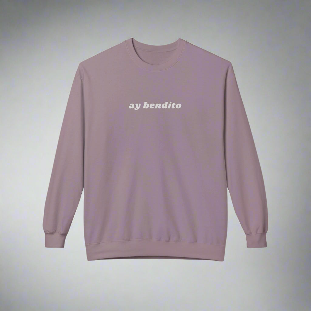 Puerto Rico Phrases Sweatshirt | AY BENDITO | Fleece Crewneck