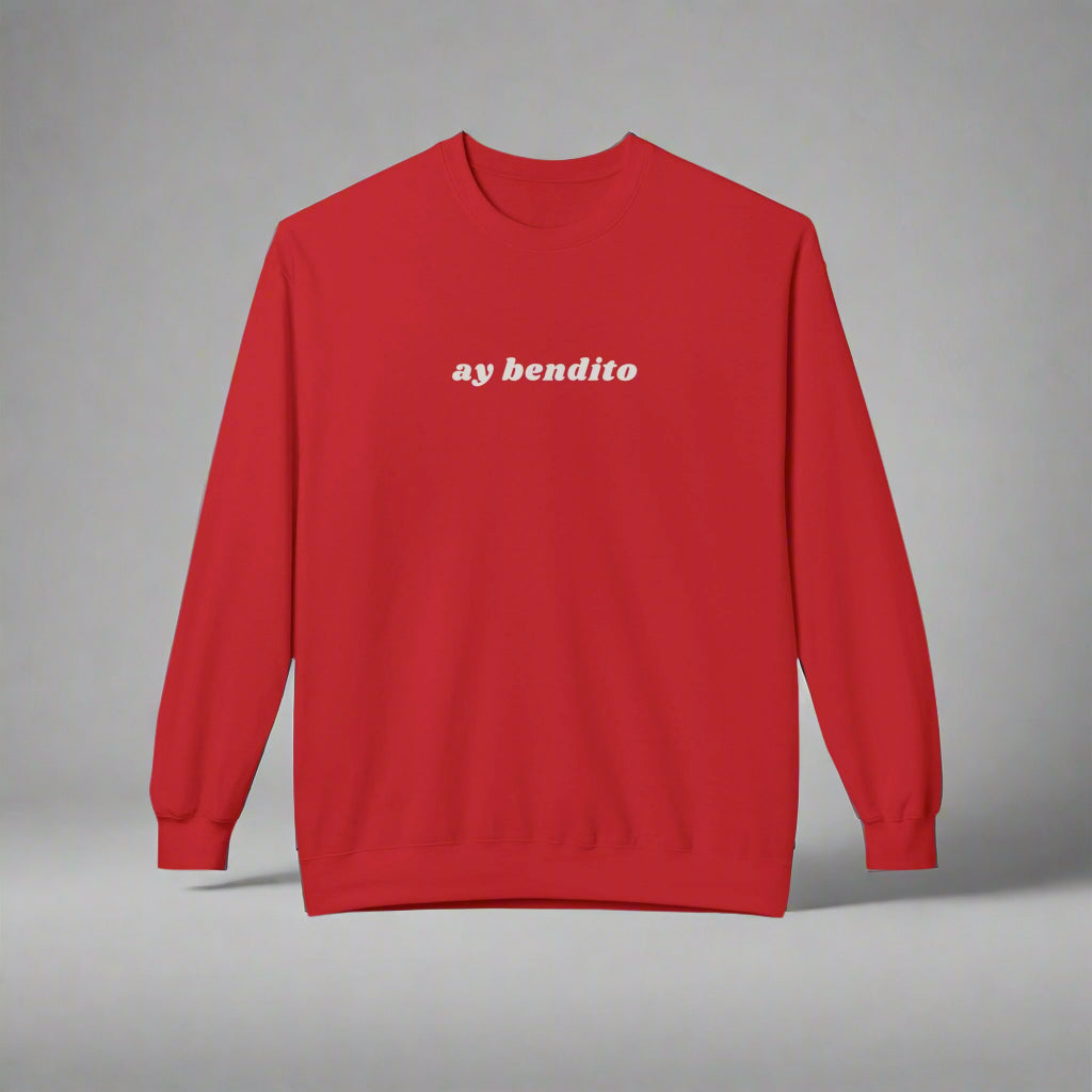 Puerto Rico Phrases Sweatshirt | AY BENDITO | Fleece Crewneck