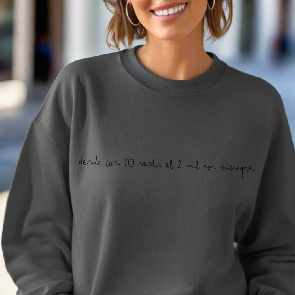 Puerto Rico Phrases Sweatshirt | DESDE LOS 90 | Fleece Crewneck