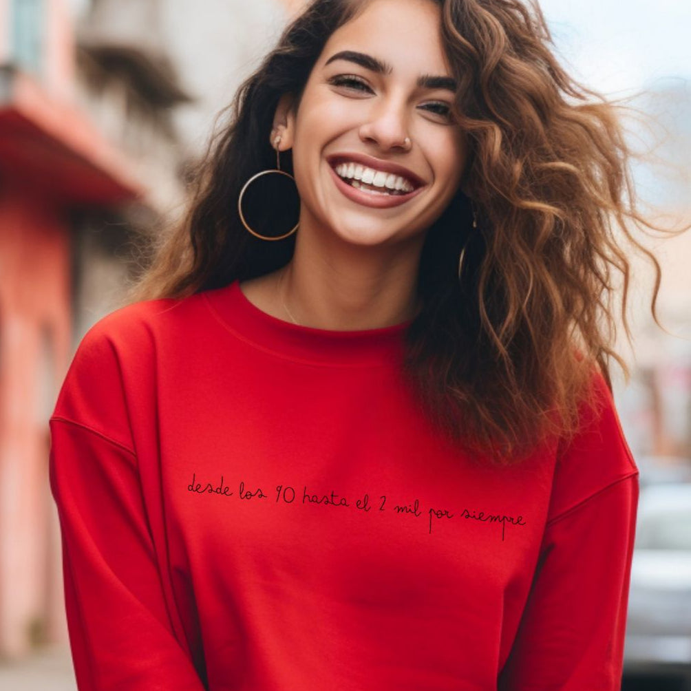 Puerto Rico Phrases Sweatshirt | DESDE LOS 90 | Fleece Crewneck