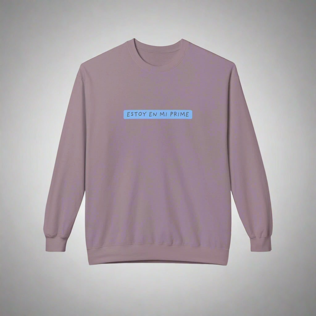 Puerto Rico Phrases Sweatshirt | ESTOY EN MI PRIME | Fleece Crewneck