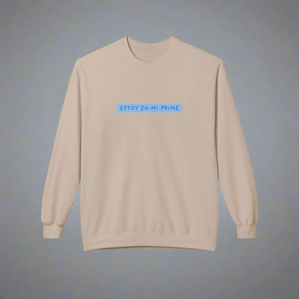 Puerto Rico Phrases Sweatshirt | ESTOY EN MI PRIME | Fleece Crewneck