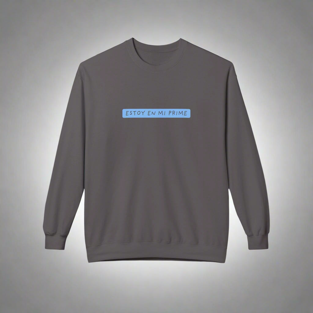 Puerto Rico Phrases Sweatshirt | ESTOY EN MI PRIME | Fleece Crewneck