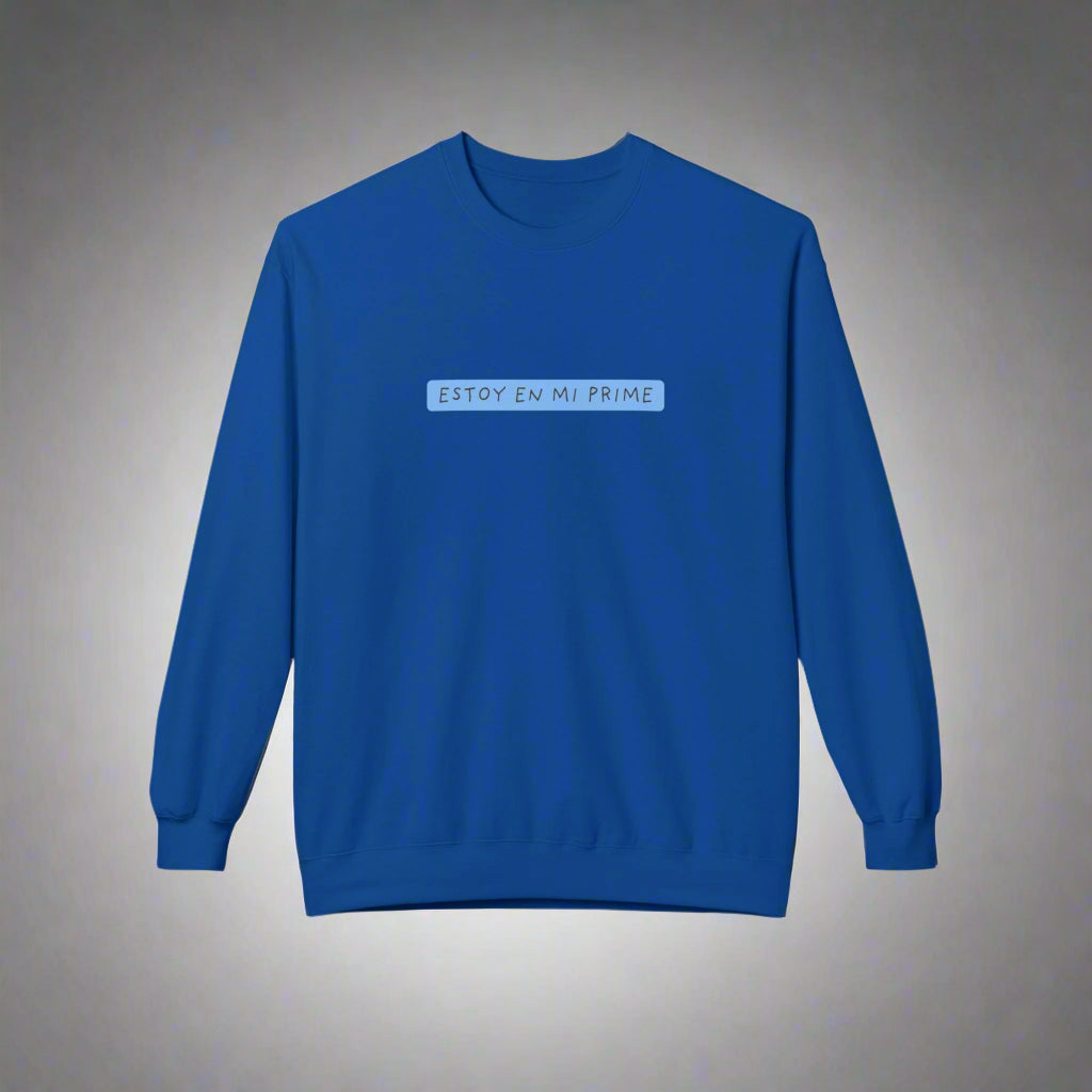 Puerto Rico Phrases Sweatshirt | ESTOY EN MI PRIME | Fleece Crewneck