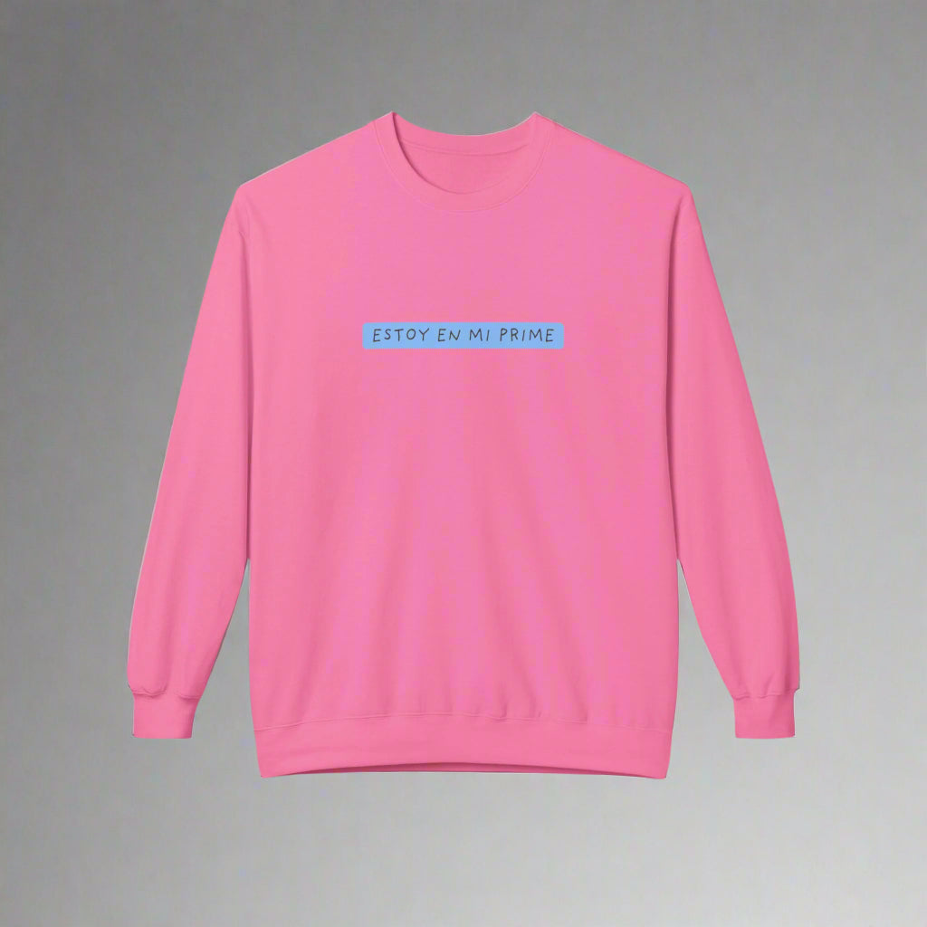 Puerto Rico Phrases Sweatshirt | ESTOY EN MI PRIME | Fleece Crewneck