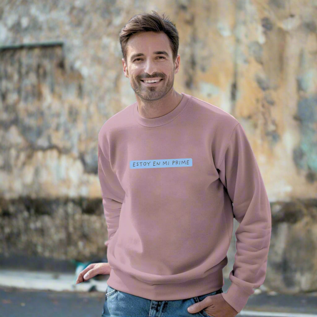 Puerto Rico Phrases Sweatshirt | ESTOY EN MI PRIME | Fleece Crewneck