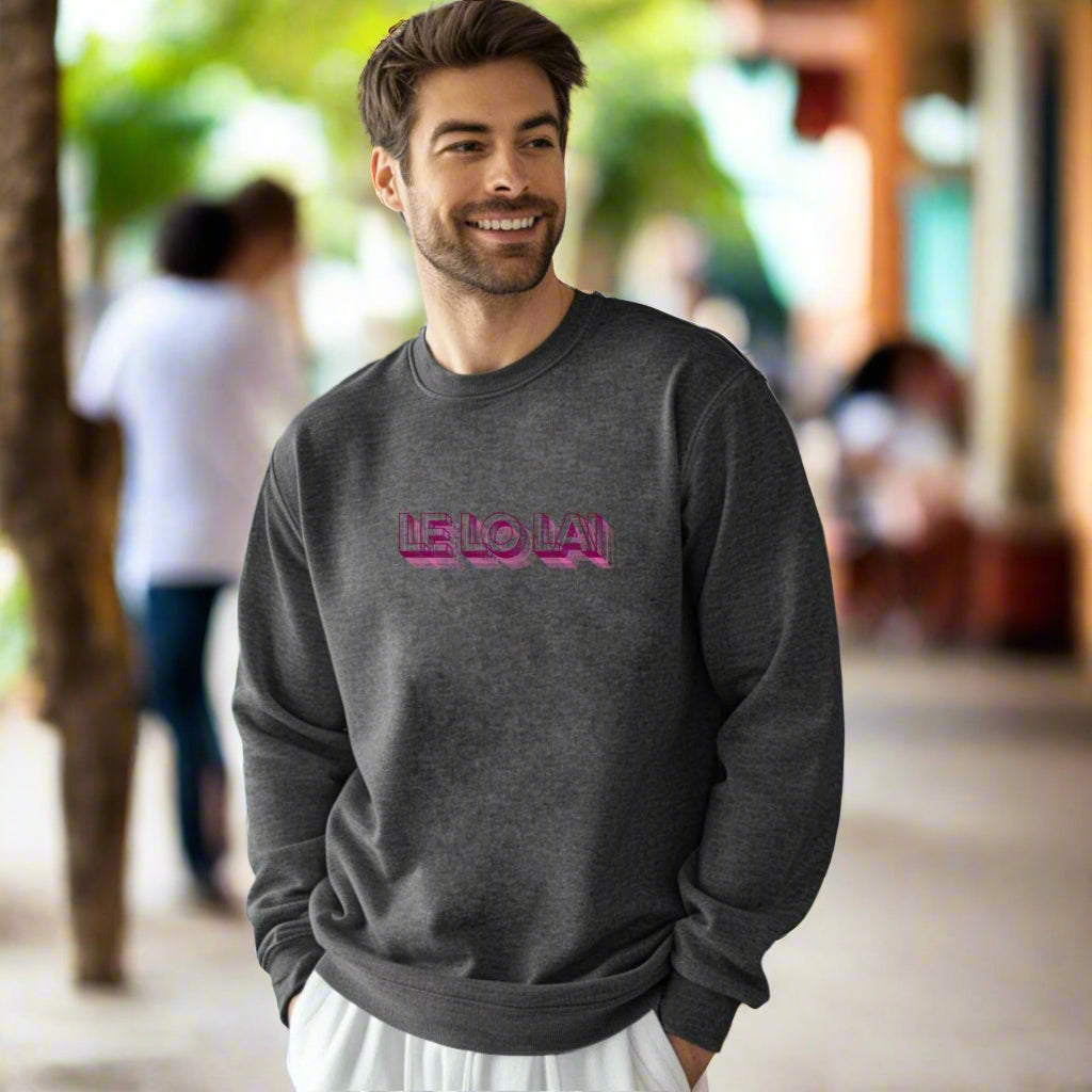 Puerto Rico Phrases Sweatshirt | LE LO LAI | Fleece Crewneck