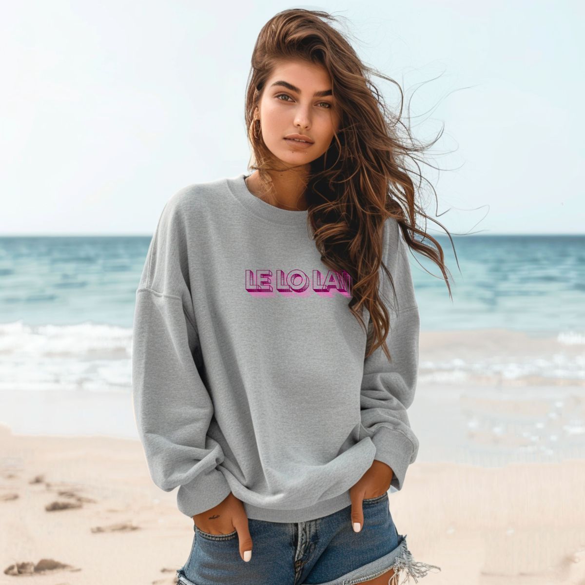 Puerto Rico Phrases Sweatshirt | LE LO LAI | Fleece Crewneck