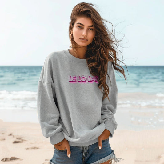 Puerto Rico Phrases Sweatshirt | LE LO LAI | Fleece Crewneck