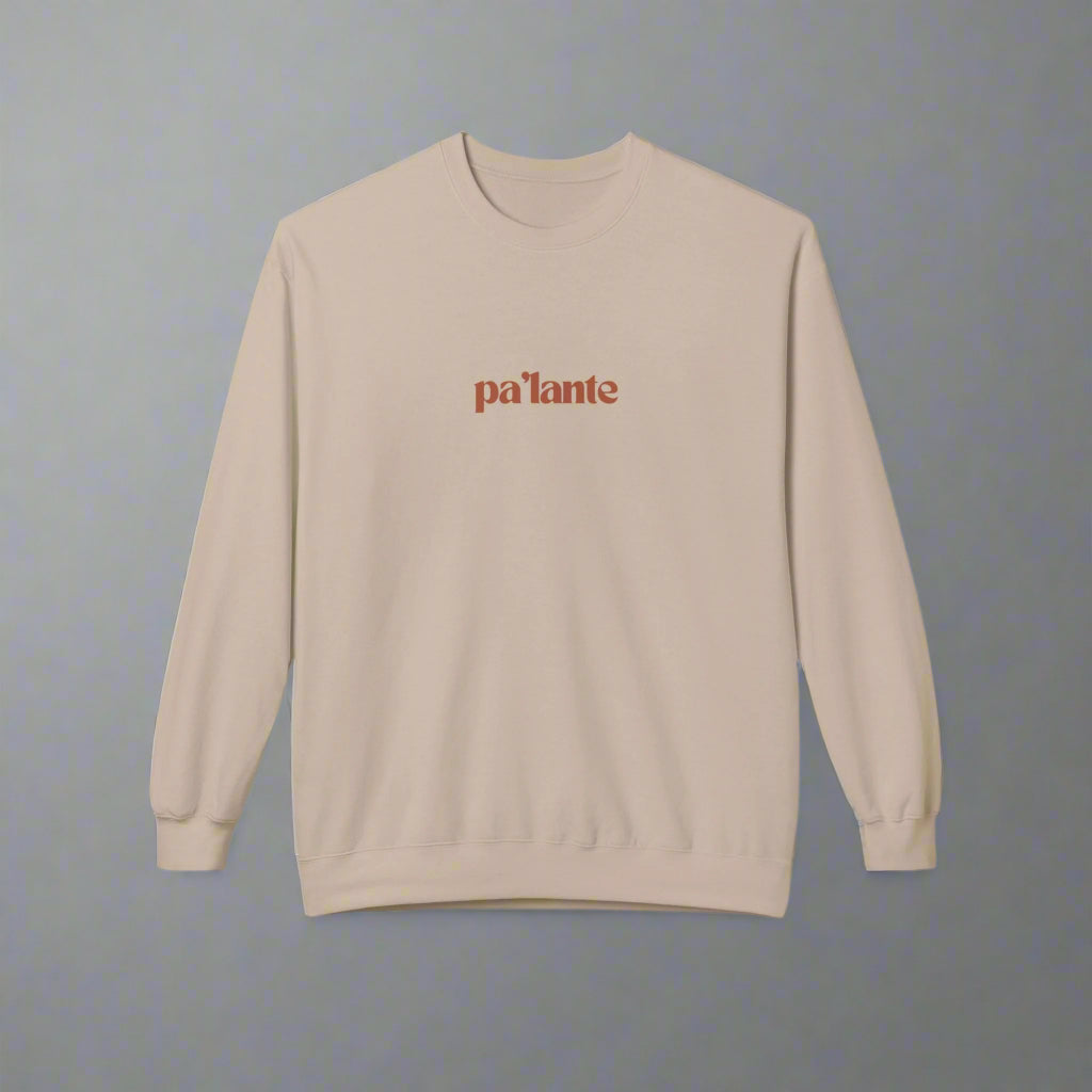 Puerto Rico Phrases Sweatshirt | PA'LANTE | Fleece Crewneck