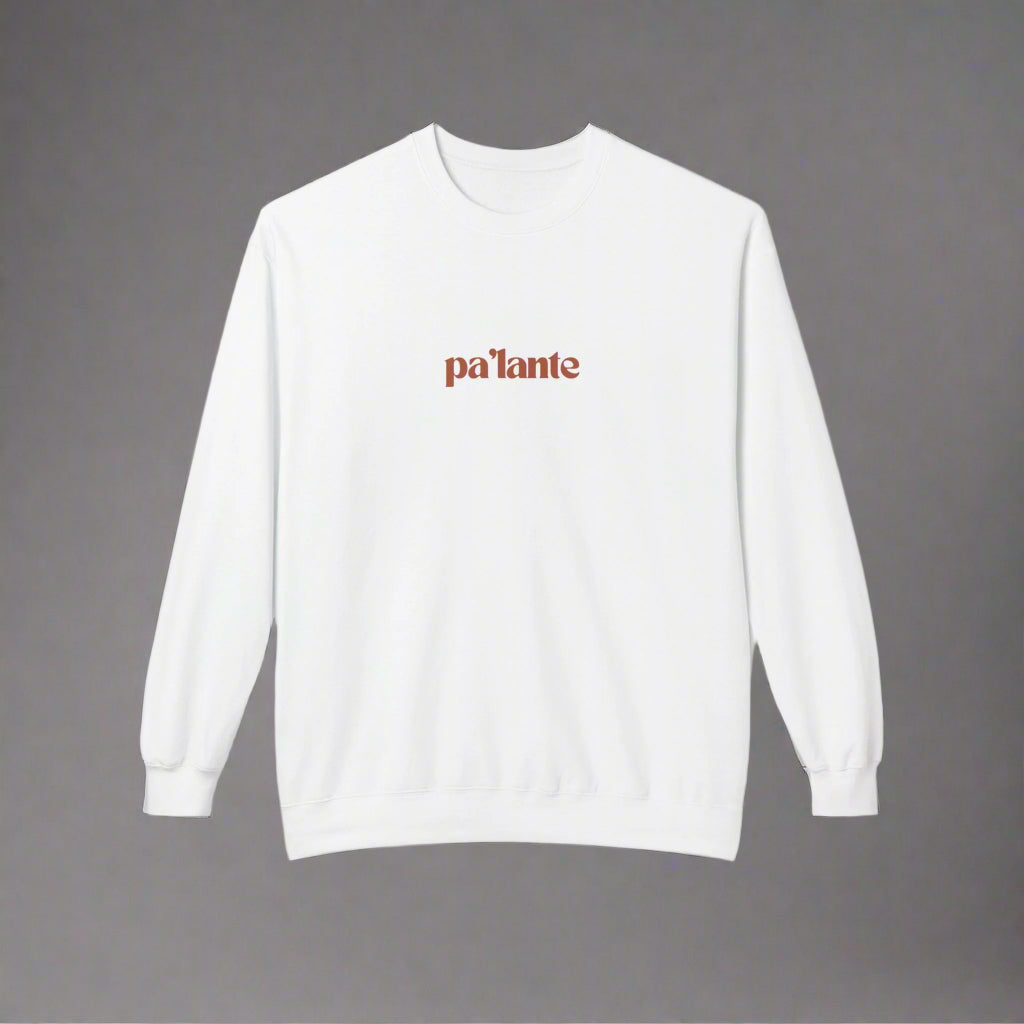 Puerto Rico Phrases Sweatshirt | PA'LANTE | Fleece Crewneck