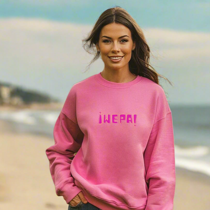 Puerto Rico Phrases Sweatshirt | WEPA | Fleece Crewneck