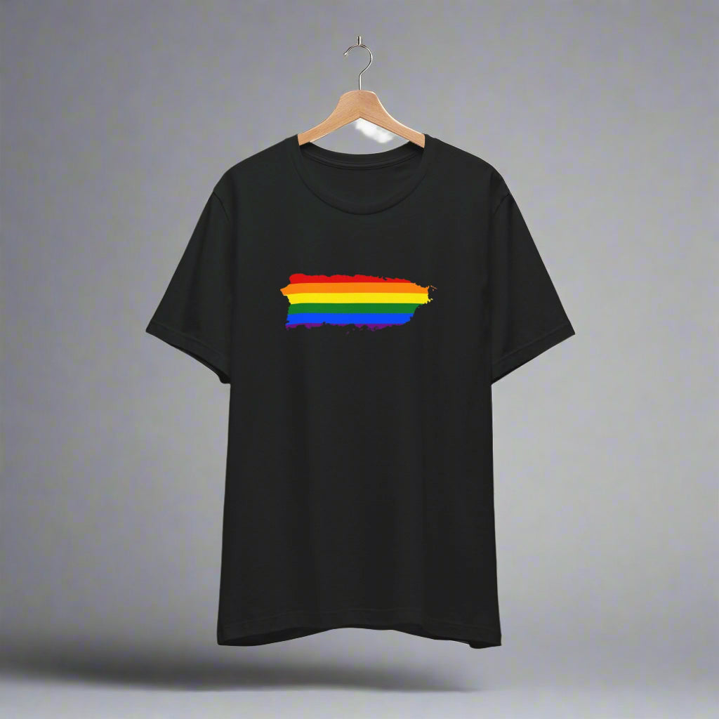 Puerto Rico Shirt | Puerto Rico Rainbow Map | Express Shipping Available | Soft and Stylish Tee | Exclusive Puerto Rico Gifts | Boricua Pride