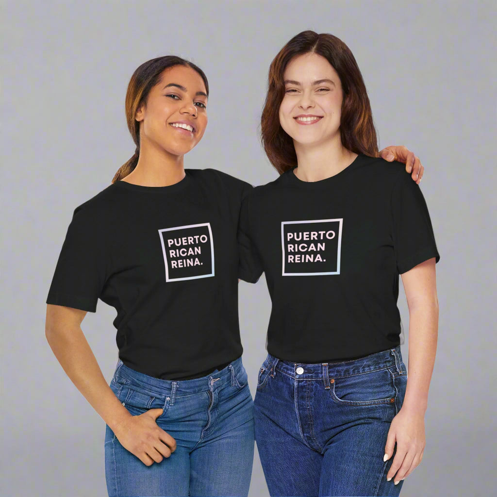 Puerto Rico Shirt | PUERTO RICAN REINA | Express Shipping Available | Soft and Stylish Tee | Exclusive Puerto Rico Gifts | Boricua Pride