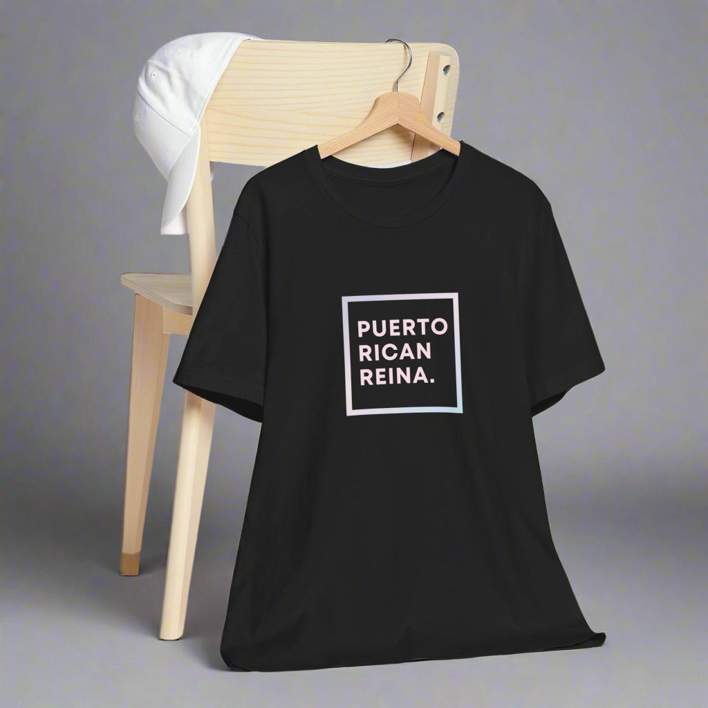 Puerto Rico Shirt | PUERTO RICAN REINA | Express Shipping Available | Soft and Stylish Tee | Exclusive Puerto Rico Gifts | Boricua Pride