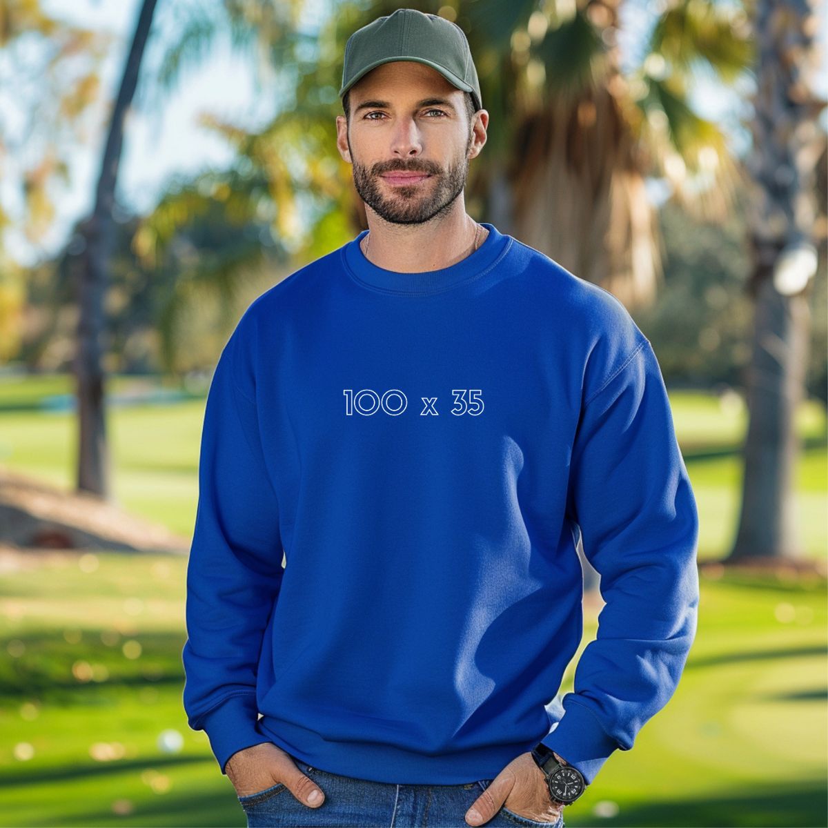 Puerto Rico Symbols Sweatshirt | 100 x 35 | Fleece Crewneck